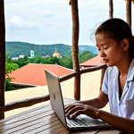 **Image Prompt 1: The Digital Nomad's Peace of Mind**
    A relaxed and confident digital nomad is seen working on a laptop in a picturesque, international setting (e.g., a cafe overlooking Prague, a serene beach in Thailand). A subtle, almost ethereal "safety net" or gentle protective light surrounds them, incorporating faint symbols of a medical cross or a shield. The nomad's expression radiates tranquility and freedom from worry, symbolizing the priceless psychological and financial security provided by international health insurance. The overall mood is optimistic, peaceful, and adventurous.